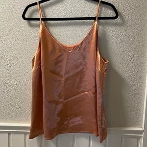 Satin tank top